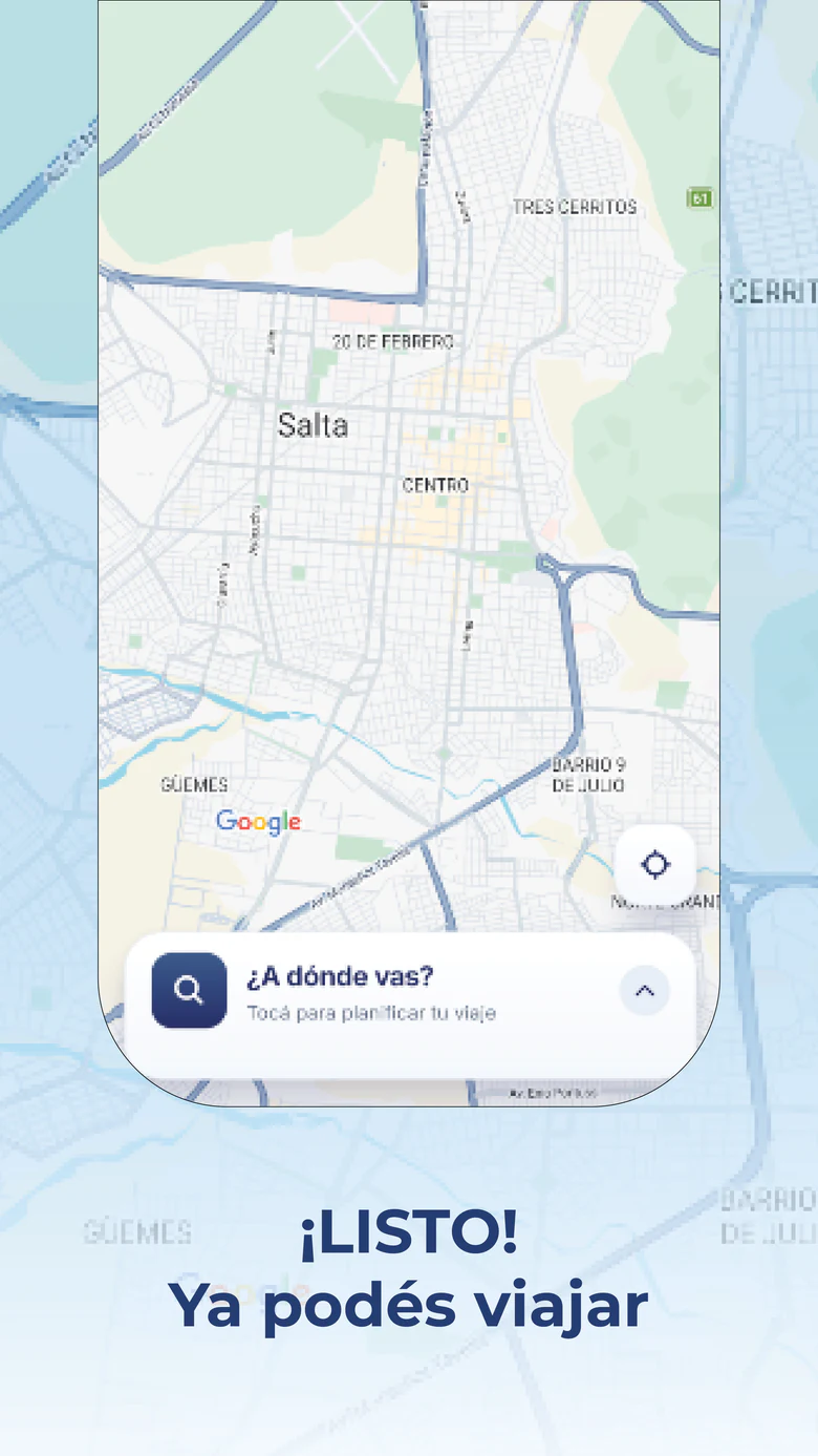 Pedir un viaje en la app de pasajeros